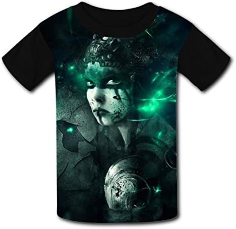TTli Hellblade Boys T Shirt Sport 3D Print L