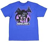 Minecraft Enderdragon Battle Boys Youth T-shirt (Small, 6/7)