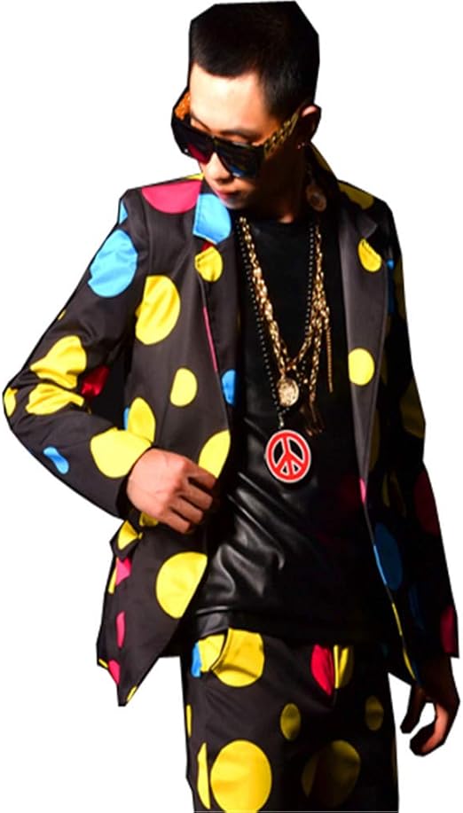 Men Dancer Singer DJ Stage Show Costumes Male Hip Hop Slim