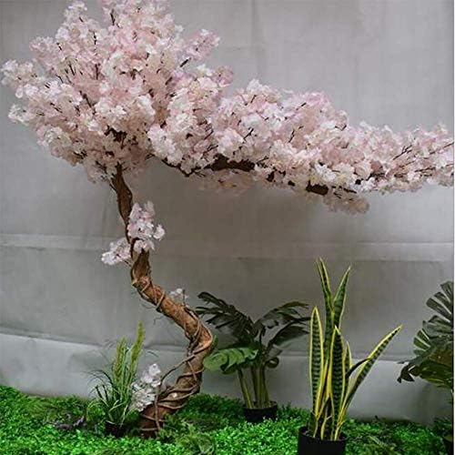 家の庭の装飾 人工桜の木偽のツルの花手作りの花