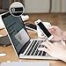 Pandawill Webcam Cover, 3 Pack Web Camera Cover Slide for Laptop, Desktop, PC, Computer, Smartphone, Protecting Privacy and Securtiy, Strong Adhensive (Black)