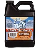 One TIME Clove Brown Wood Stain & Sealer Quart Size