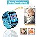 Smart Watch for Kids, Kids Phone Watch with Camera, Qilampe GPS Tracker Game Watch Support Calls Touchscreen Anti-lost SOS Bracelet Children Holiday Birthday Gifts(SIM Card Not Included)