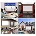 120 Inch Projector Screen 16:9 HD Foldable Portable Anti-Crease Indoor Outdoor Movie Screen Support Double Slides Projection for Home Theater Gaming Office