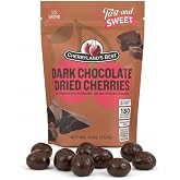 CHERRYLAND'S BEST Chocolate Covered Cherries, Milk Chocolate, Dark Chocolate and Yogurt Varieties, All Natural, Reasealable Bags (20oz, Dark Chocolate Covered Cherries)