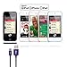 RND Apple Certified Lightning to USB 3.3FT Cable for iPhone (10/X/8/8 Plus/7/7 Plus/6/6 Plus/6S/6S Plus/5/5S/5C/SE) iPad (Pro/Air/Mini) and iPod Data Sync and Charge (3.3 feet/1 Meter/Purple)