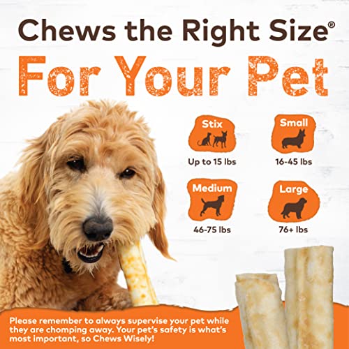 EARTH ANIMAL No Hide Medium Chicken Flavored Natural Rawhide Free Dog Chews Long Lasting Dog