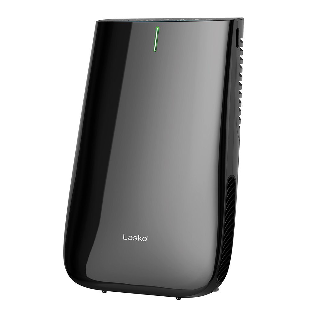 Lasko Pure Platinum HEPA Air Purifier with Remote Control and Auto Clean, Model HF25630