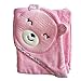 Carter's Hooded Towel - Pink Bear