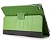 Bear Motion for iPad Air 2 - Genuine Leather Folio Case for iPad Air 2 with Built in Stand (Supports Smart Cover Function) (Green)