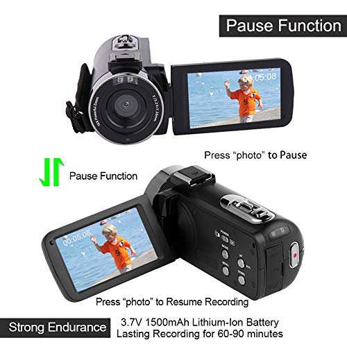 3 Camcorder+Camera+Vlogging+Digital+Control