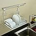 Wall Mount Dish Drying Rack Draining Dish Rack With Drain Board, Stainless Steel, GEYUEYA Home