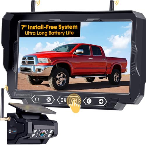 1080P HD Wireless Backup Camera - 1 Minute Magnetic Easy Install No