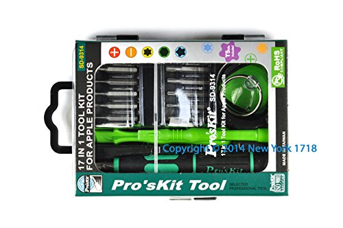 Repair Kit - Professional 17-in-1 Pro sKit Toolset for Repairing Apple Products - NY1718