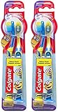 Colgate Kids Toothbrush With Extra Soft Bristles, Minions, 2Count, Pack Of 2