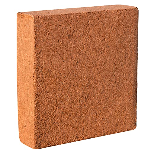 Premium Coco Coir Brick 11 Pound Coconut Fiber Block Compressed Growing Medium Perfect As