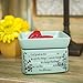 Serenity Prayer Teal White Floral Design Electric 2 in 1 Jar Candle and Wax and Oil Warmer