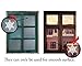 Moon Boat 379 Pieces Christmas Snowflake Window Clings Decals - Xmas/Holiday/Winter Wonderland White Decorations Ornaments Party Supplies,10 Sheets