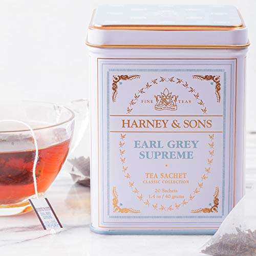 Harney & Sons Earl Grey Supreme, Black Tea, 20 Sachets Pricepulse