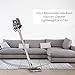 Deik Cordless Vacuum Cleaner, 2 in 1 Vacuum Cleaner, Cordless Stick Vacuum with High Power & Long Lasting, Lightweight Handheld Vacuum with 22.2 V Lithium Ion Battery Rechargeable