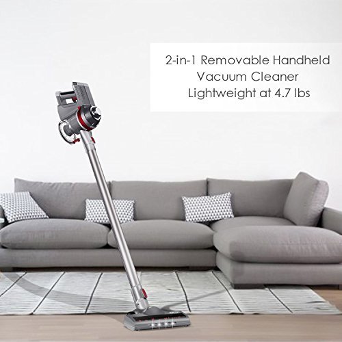 Deik Cordless Vacuum Cleaner, 2 in 1 Vacuum Cleaner, Cordless Stick
