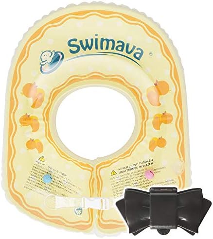 Swimava スイマーバ 日本正規品 ボディリング ベビーサイズ ダックイエロー 生後6カ月 2歳頃 おしりふきのふた ポンテ