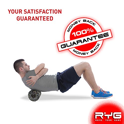 Raise Your Game RYG 4-Speed Vibrating Electric Muscle Foam Roller, Thick Firm High Density Trigger Point Massager Kit for Myofascial Release, Electronic Physical Ther - Thumbnail 5