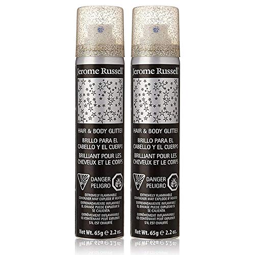 Buy Jerome Russell Hair Body Glitter Spray Silver 2 2 Oz Pack