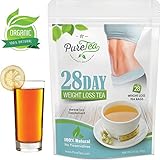 Weight Loss Tea & Metabolism Booster for Women and Men, Energize Tea for Energy and Focus, 100% Natural Appetite Suppressant, Gentle Diet Detox Tea to Reduce Bloating and Constipation - 28 Tea Bags
