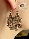 Brass Earrings - Brass hoops Earrings - Tribal Earrings - Gypsy Earrings - Ethnic Earrings - Brass Jewelry - Tribal Hoops - Ethnic Hoops