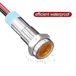 Gebildet 10pcs 6mm Waterproof Wired LED Indicator