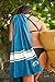 Eden Cove Microfiber Beach Towel, Quick Dry Travel Towel & Canvas Bag - Extra Large 71x39” in Teal Blue - Fast Drying, Compact, Lightweight, Absorbent - for Beach, Travel, Swimming, Gym, Sports.
