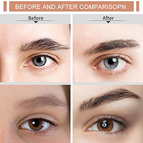 Eyebrow Trimmer Epilator Electric Razor for Women, Eyebrow Painless Hair Removal with LED Light for Good Finishing and Well Touch-Rose Gold (Battery Not Included) (new gold)