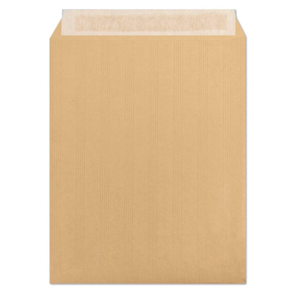 Clairefontaine 7754C - Box of 125 Kraft Adour Brown Envelopes - Size: 24-260x330 mm - 90g/m² - Self-adhesive envelopes - Mailing - Manufactured in France