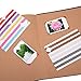 Sunmns 20 Sheets Photo Corners Self Adhesive Stickers, Multicolour
