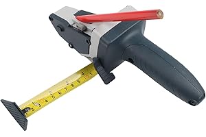 Drywall Gypsum Board Cutting Tool with Tape Measure, 9-Inch Panel Cutter Kit for Woodworking, Includes Pencil and 5 Blades fo