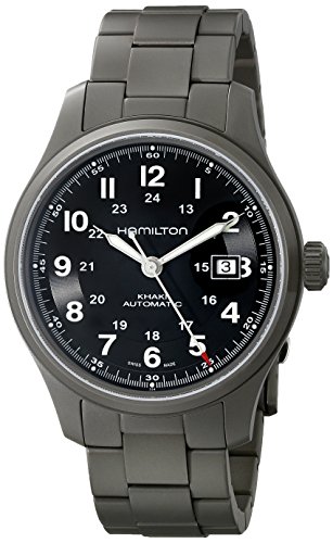 Hamilton Men's HML-H70565133 Khaki Field Black Dial Watch