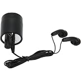 Sound Amplifier, Wall Microphone High Strength Voice Listen Detector Audio Ear Listening Device for Pipe Water Oil Leakage Through Wall Door Voice Tool