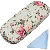 PERFECTSIGHT Hard Shell Eyeglasses Case, Kawaii Protective Glasses Case for Kids, Cute Eyeglass Case for Women Men Girls