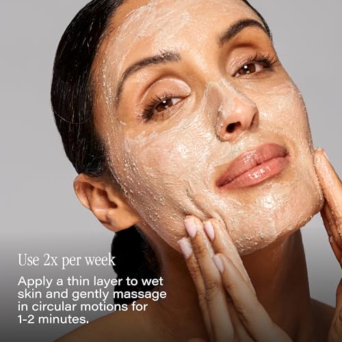 SKINN DermAppeal Microdermabrasion Facial Scrub - Anti-Aging Face Exfoliating Treatment for Dark Spots, Wrinkles & Dull Skin - Men & Women Brightening Exfoliator with Vitamin C & Fruit Enzymes - 2oz