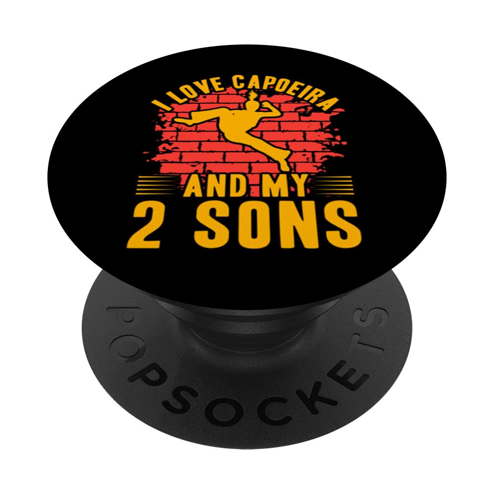 I love Capoeira and my two Sons PopSockets Swappable PopGrip