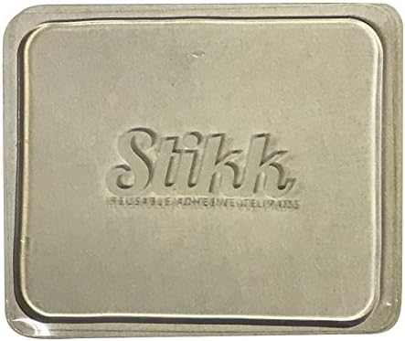 Premium STIKK GEL Sticky Gel Pads - Reusable | Washable | Over 200 Uses - Magic Anti-Slip Adhesive Pad for Picture Hanging, Camera Attachment, Phone, (Quads (4 Gel Pads), Clear)