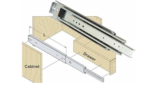 Kv 8900 Series Full Extension Precision Ball Bearing Slides 32