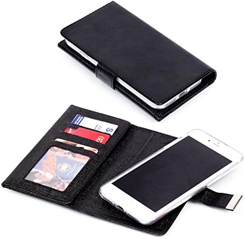 iphone 8 Wallet case,iphone 7 Wallet case,Wisecoco Magnetic Detachable Slim Case with [10 Card Slots+ID Window] Premium Leather Pouch Cover for Apple iPhone 7,iphone 8 4.7 inch (Black)