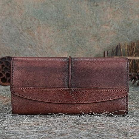 Amazon Co Jp 横長 財布 レディース 長財布 三 つ折り 財布 人気新品大容量 レディース小銭入れ カード入れ レザー Bi Mu Color 古铜 ホーム キッチン