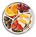 Happy Tiffin STAINLESS STEEL Plates, 4-Pack 9.5