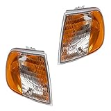Pair Set Park Signal Corner Marker Lights Lamp Units Replacement for Ford F150 F250 Pickup Truck Expedition F75Z13201AC F75Z13200AC AutoAndArt