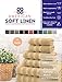 Premium, Luxury Hotel & Spa Quality, 6 Piece Kitchen and Bathroom Turkish Towel Set, Cotton for Maximum Softness and Absorbency by American Soft Linen, Sand Taupe
