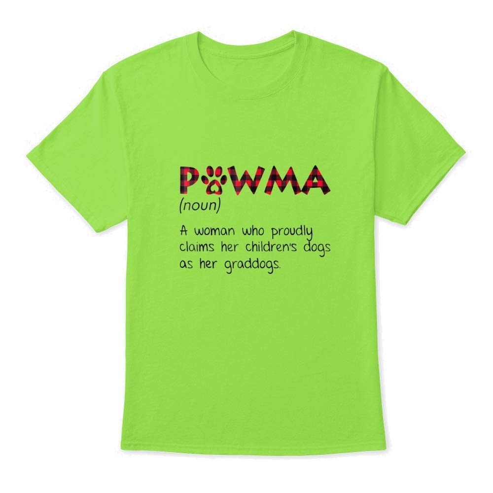 Pawma Definition Mother Mama Dog Paw Tshirt - Tagless Tee