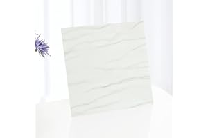 LAREKO 60 Pieces Vinyl Flooring Peel and Stick Floor Tile Stick on Floor Tile Self Adhesive Waterproof Bathroom 12 x 12 Inch Floor Tile for Bathroom,Dining Room,Kitchen, Bedroom,Living Room (White Marble)
